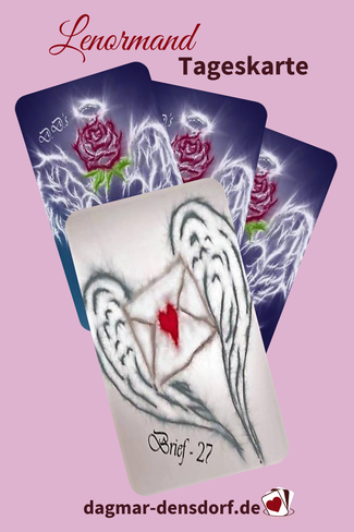 Lenormand Tageskarte Brief