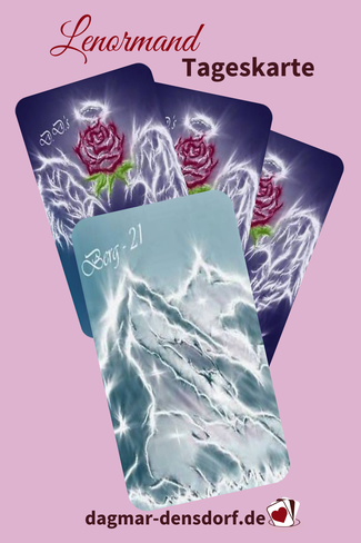 Lenormand Tageskarte Berg