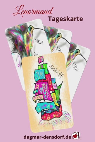 Lenormand Tageskarte Schiff