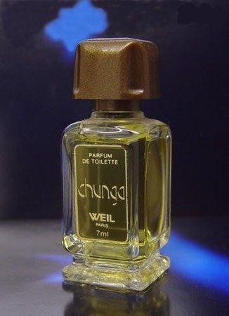 CHUNGA - PARFUM DE TOILETTE 7 ML - MINIATURE SEULE SUR PIED-DOUCHE