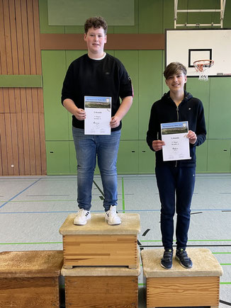 Schüler B: Quirin Kapsner, Robin Pfohl