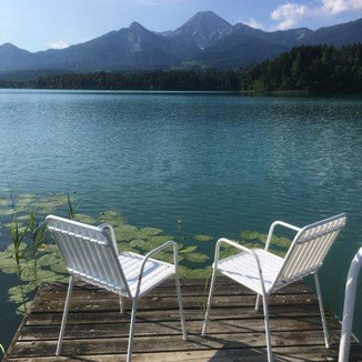 Am Hotelanleger des Faaker Sees