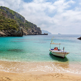Strand auf Korfu