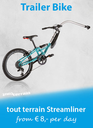 Trailerbike followme tout terrain La Palma