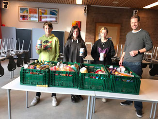 Spenden der Lauwasenschule Balingen für die Tafel Balingen
