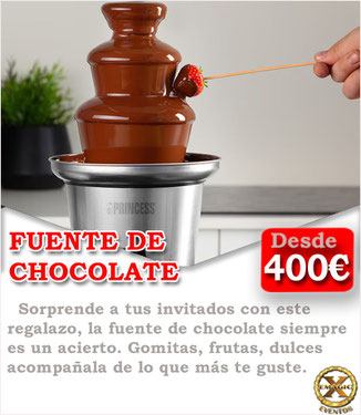 fuente de chocolate