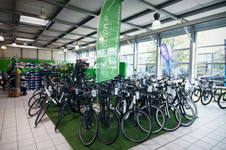 Die e-motion e-Bike Welt in Düsseldorf