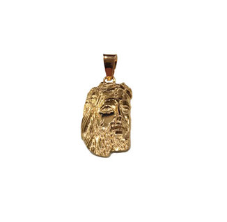 Ciondolo Volto di Gesù in oro giallo 18KT OV2405G