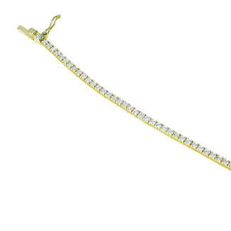 bracciale tennis oro