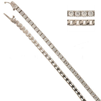 bracciale oro tennis