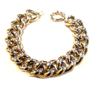 Bracciale catena in oro bianco 18kt gr. 21.20