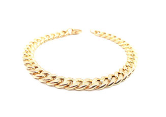 Bracciale catena groumette in oro 18 kt 
