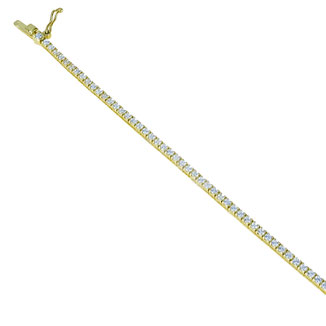 bracciale tennis oro