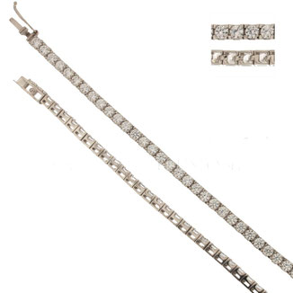 bracciale oro tennis