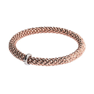 Bracciale Elastico Oro Rosa Stella Milano 