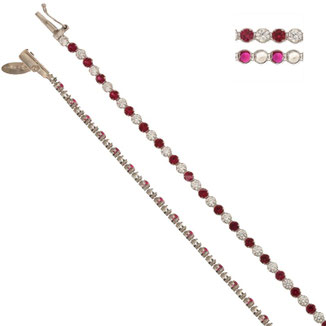 bracciale oro tennis