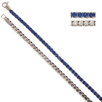 bracciale oro tennis