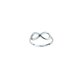 Anello Infinito da donna in oro bianco - prezzi outlet sconti - istanti di gioia