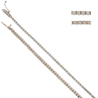 bracciale oro tennis
