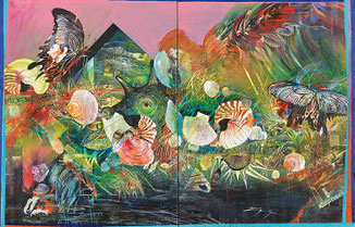 第71回一陽展 花鳥譜(海の舞)