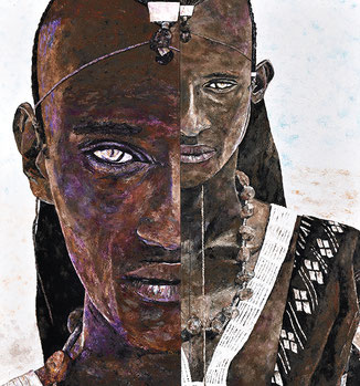 第71回一陽展 Maasai ~golden Eyes~