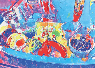 第71回一陽展 ホテルのメニュー