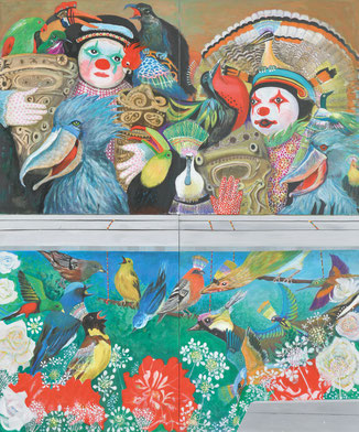 第69回一陽展　とりつかいのピエロ