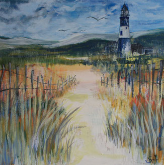 Painting - Path to the Lighhouse, Sally McCaffrey