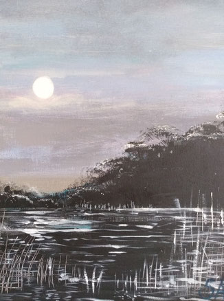 Ouse night painting
