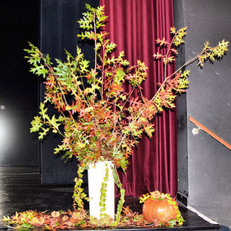 Décor d'automne, bienvenue à notre repas
