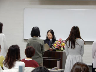 修了証書授与