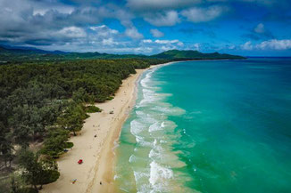 Sherwood Beach, Strand, Oahu, Hawaii, USA, Strand, Die Traumreiser