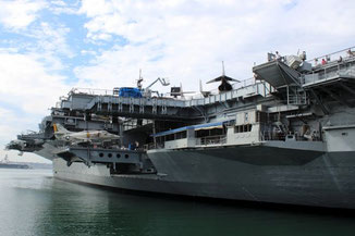 USS Midway, Flugzeugträger, Museum, San Diego, Kalifornien, USA, Die Traumreiser