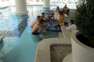 Caesar's Palace, Black Jack, Pool, Las Vegas, Casino, Nevada, USA, Die Traumreiser