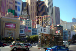 New York, Las Vegas, Rollercoaster, Achterbahn, Casino, Nevada, USA, Die Traumreiser