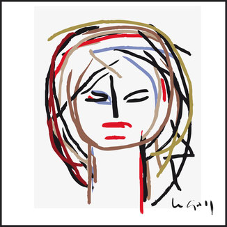 Le Gall JC artist, original art work.