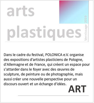 Informations sur les expositions d'art dans le cadre du Rock & ChansonFestival "Köln-Breslau-Paris" à Cologne, organisé par Polonica e.V.