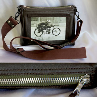 Herrentasche mit ausgesuchtem Vinylbild