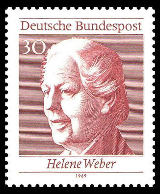 Helebe Weber - Briefmarke