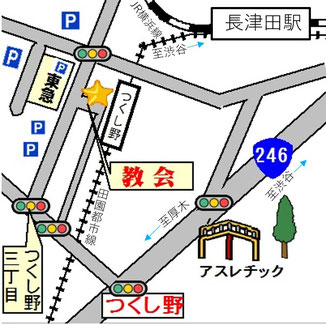 グレイスカルバリーフェローシップ　地図