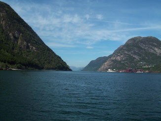 Blick ueber den Sørfjorden