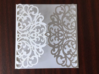 LASER CUT INVITATION COVERS