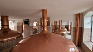 Das alte Sudhaus als Exponat.