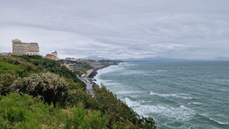 Der Südliche Strände mit Spanien am Horizont.