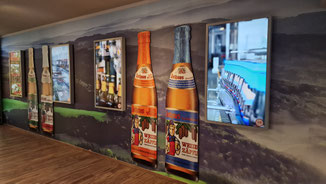 ... die Geschichte der Brauerei erzählt.