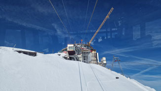 Piz Gloria ist auch eine Baustelle.
