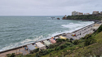 Plage de la Côte des Basques.