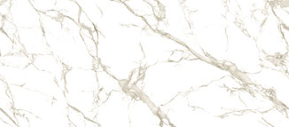 Dekton Aura, évoquant la sophistication du marbre. Ses veines complexes et sa couleur blanche immaculée apportent une touche d'élégance intemporelle à tout intérieur.