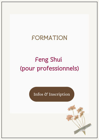 Formation courte Feng Shui professionnel près de Mons, Ath, Tournai, Charleroi, Waterloo, Namur