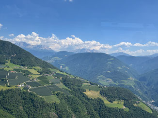 Schöne Aussichten schon bei der Anreise
